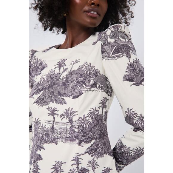 TUCKERNUCK X INDIA HICKS Toile Domino Dress Size S NWT Retail $198 Tuckernuck - Picture 6 of 7